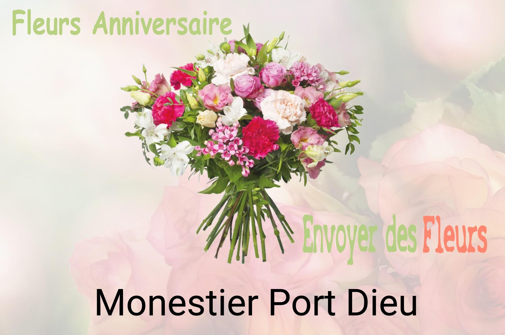 Bouquet de fleurs d’anniversaire livré à Monestier-Port-Dieu