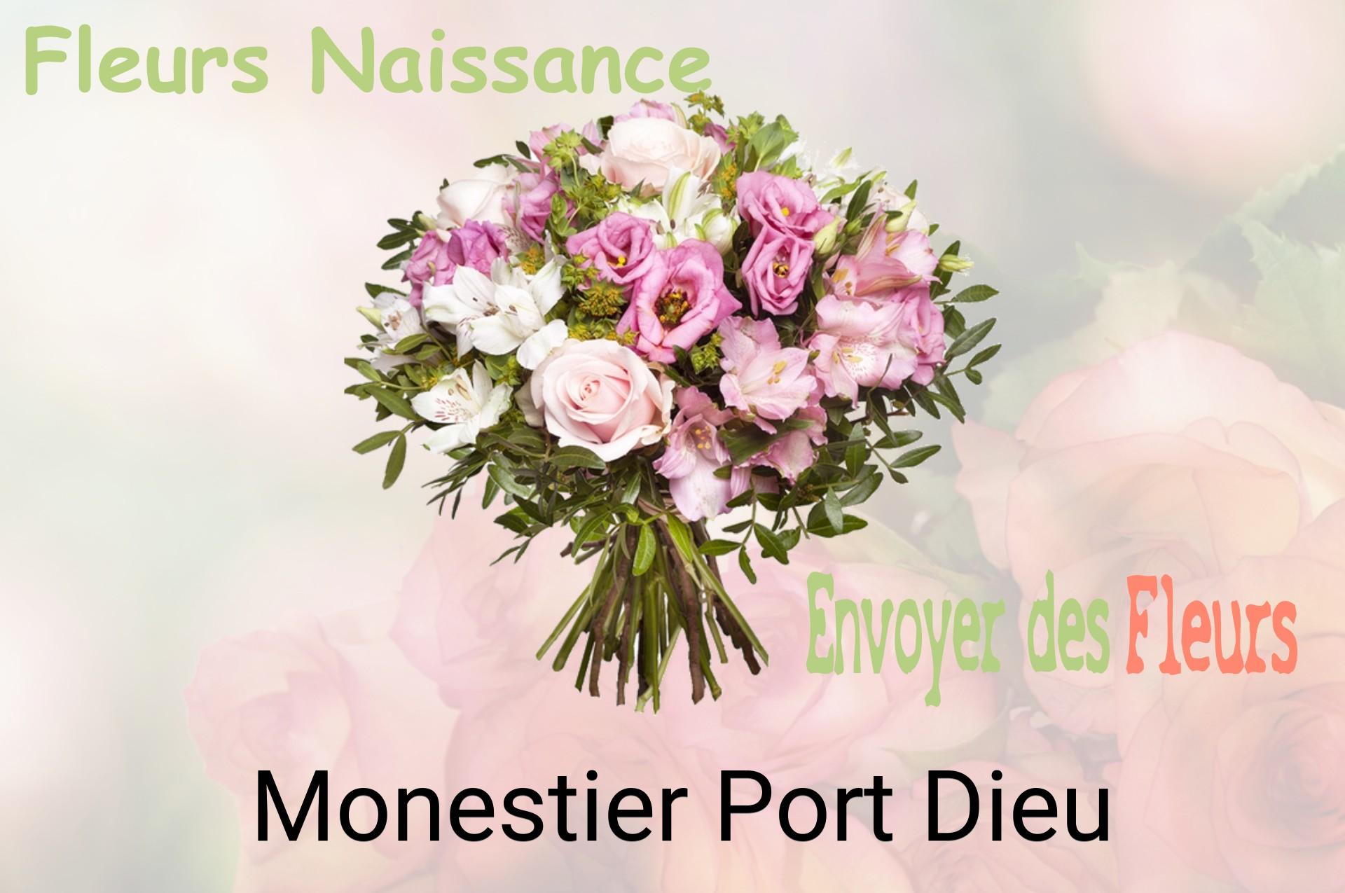 Bouquet de fleurs de naissance livré à Monestier-Port-Dieu